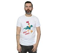 Disney Men's Moana Boat Snack T-Shirt White Large