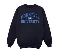 Disney Mens Monsters University Logo Sweatshirt - Navy Blue - Navy Blue - L
