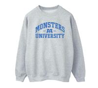 Disney Mens Monsters University Logo Sweatshirt - Sports Grey - Sports Grey - M