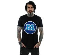 Disney Men's Monsters University Monster Emblem T-Shirt in Black | Size: Large Disney Black L