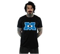 Disney Men's Monsters University Monster M T-Shirt in Black | Size: Medium Disney Black M