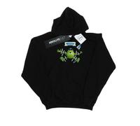 (L, Black) Disney Mens Monsters University Taped Mike Hoodie