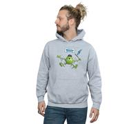Disney Men's Monsters University Taped Mike Hoodie in Grey | Size: Small Disney Grey S
