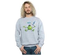 Disney Men's Monsters University Taped Mike Sweatshirt in Grey | Size: Small Disney Grey S