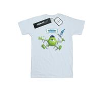 (XL, White) Disney Mens Monsters University Taped Mike T-Shirt