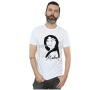 Disney Men's Mulan Chopsticks T-Shirt in White | Size: Medium Disney White M
