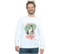 Disney Men's Mulan Magnolia Collage Sweatshirt in White | Size: Small Disney White S