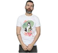 Disney Men's Mulan Magnolia Collage T-Shirt in White | Size: 5XL Disney White 5XL
