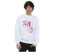 Disney Men's Mulan Mono Magnolia Sweatshirt in White | Size: Medium Disney White M