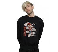 Disney Men's Mulan Mushu Dragon Sweatshirt in Black | Size: Large Disney Black L
