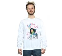 Disney Men's Mulan My Own Hero Sweatshirt in White | Size: 2XL Disney White 2XL