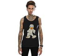 Disney Men's Mummy Donald Duck Vest Medium Black