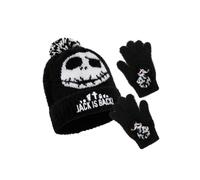 Disney Men's Nightmare Before Christmas Beanie & Glove Set in Black Disney Black One Size