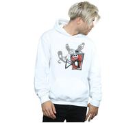 Disney Men's Nightmare Before Christmas Ghosts Of Jack Hoodie in White | Size: 2XL Disney White 2XL