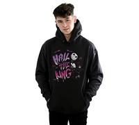 Disney Men's Nightmare Before Christmas Hail The King Hoodie Black Large