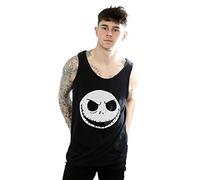 Disney Men's Nightmare Before Christmas Jack Skellington Face Vest Medium Black