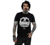 Disney Men's Nightmare Before Christmas Jack Skellington Jack-O-Lanterns T-Shirt Black Small