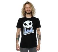 Disney Men's Nightmare Before Christmas Jack Skellington Scary Face T-Shirt in Black | Size: 3XL Disney Black 3XL