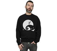 Disney Men's Nightmare Before Christmas Moon Oogie Boogie Sweatshirt X-Large Black