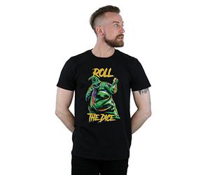 Disney Men's Nightmare Before Christmas Oogie Boogie Dice T-Shirt Small Black