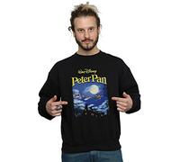 Disney Men's Peter Pan Come With Me Homage Sweatshirt Black XXXXX-Large