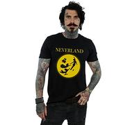 Disney Men's Peter Pan Moon Silhouettes T-Shirt Black X-Large