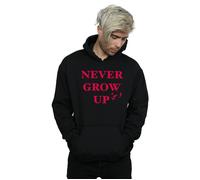 Disney Men's Peter Pan Never Grow Up Hoodie in Black | Size: Medium Disney Black M