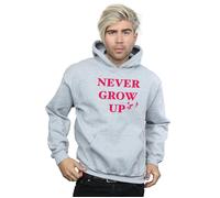 Disney Men's Peter Pan Never Grow Up Hoodie in Grey | Size: 2XL Disney Grey 2XL