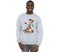 Disney Men's Pinocchio No Strings Attached Sweatshirt Sport Grey XXXX-Large