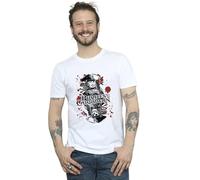 Disney Men's Pirates of The Caribbean Jack Sparrow T-Shirt White XXX-Large