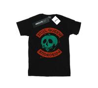 Disney Mens Poisonous Skull Apple T-Shirt - Black - Black - XXL