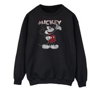 Disney Mens Presents Mickey Mouse Sweatshirt (Black) - Size 2XL