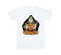 Disney Mens Pumpkin Spice Evil Queen Villains Cotton T-Shirt - White - White - XXL