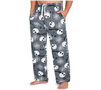 Disney Mens Pyjama Bottoms PJs Loungewear Nightwear Teenagers Comfy Soft Trousers Lounge Pants with Pockets Sleepwear Gifts for Men (L, Multi Jack)