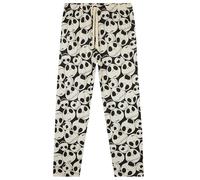 Disney Mens Pyjama Bottoms PJs Loungewear Nightwear Teenagers Comfy Soft Trousers Lounge Pants with Pockets Sleepwear Gifts for Men (L, White/Black Jack)