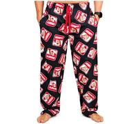 Disney Mens Pyjama Bottoms PJs Loungewear Nightwear Teenagers Comfy Soft Trousers Lounge Pants with Pockets Sleepwear Gifts for Men (2XL, Multi Grumpy)