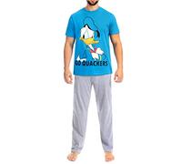 Disney Mens Pyjamas Donald Duck Blue Large