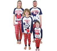 Disney Mens Pyjamas Mickey Mouse White Small