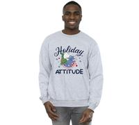 Disney Men's Ratatouille Holiday Attitude Sweatshirt Sport Grey Large