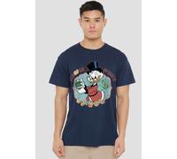 Disney Men's Scrooge Cash Mcduck T-Shirt in Navy | Size: Medium Disney Navy M