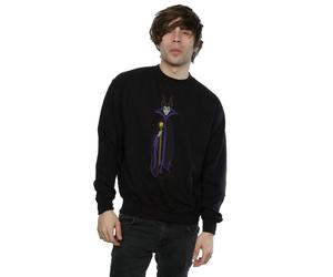 Disney Men's Sleeping Beauty Classic Maleficent Sweatshirt in Black | Size: 2XL Disney Black 2XL