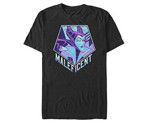 Disney Men's Sleeping Beauty Maleficent Pentaneon T-Shirt, Black, XL