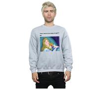 Disney Men's Sleeping Beauty Meme Sweatshirt in Grey | Size: Small Disney Grey S
