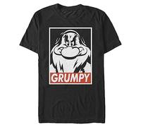 Disney Men's Schneewittchen-Grumps T-Shirt, Black, 5XL