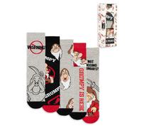 Disney Men's Snow White & The Seven Dwarfs Grumpy Calf Socks Set of 5 | Size: 7-11 Disney Multicolor 7-11
