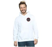 Disney Men's Star Wars The Rise Of Skywalker First Order Forces Breast Print Hoodie in White | Size: Large Disney White L