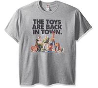 Disney Men's Story The Toys are Back in Town Graphic T-Shirt, Athletic Heather, Large