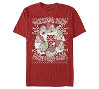 Disney Men's T-Shirt, Red, XXXL