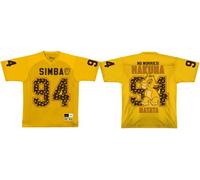 Disney Men's Medlionts049 T-Shirt, Yellow, S