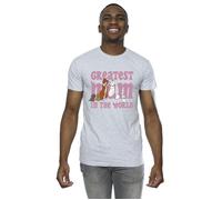Disney Men's The Aristocats Greatest Mum T-Shirt in Grey | Size: Medium Disney Grey M